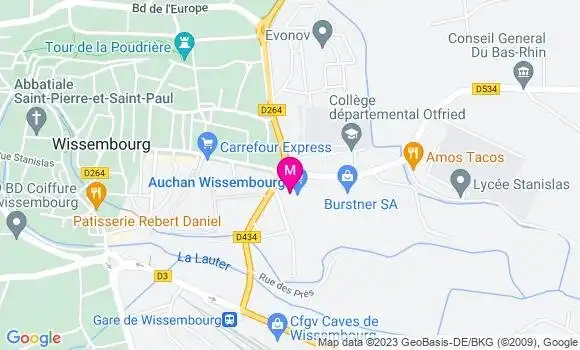 Localisation Kebab Au Bonheur de l