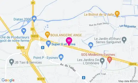 Localisation Restaurant  Burger Bro
