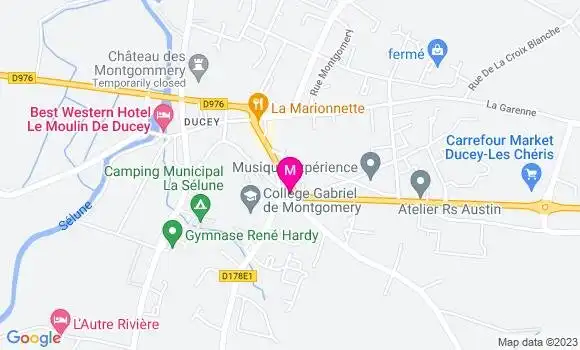 Localisation Restaurant  La Bonne Porte