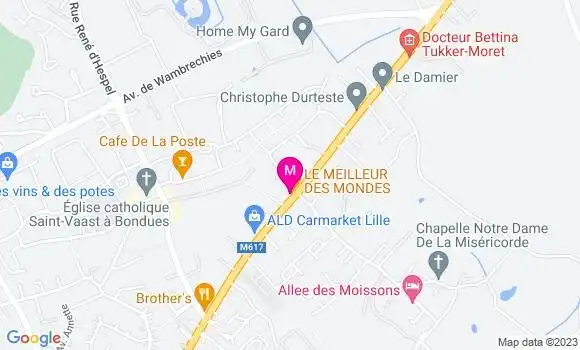 Localisation Restaurant  Le Meilleur des Mondes
