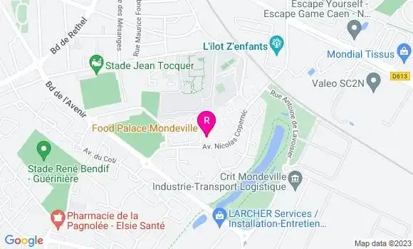 Localisation Restaurant  Food Palace