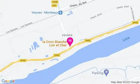 Localisation Restaurant  La Croix Blanche