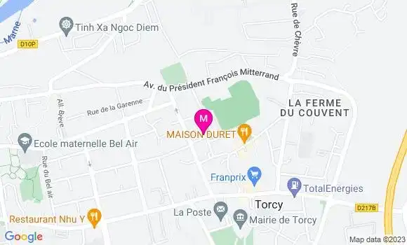 Localisation Restaurant Turc O Bam