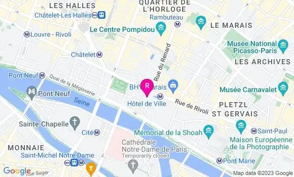 Localisation Le Bistrot des Blondes