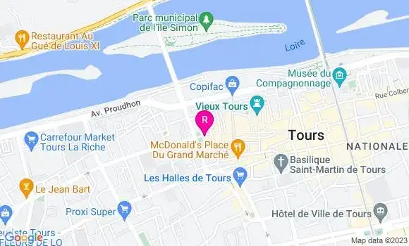 Localisation Brasserie de la Victoire