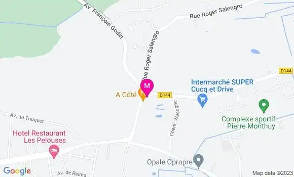 Localisation Restaurant  A Côté
