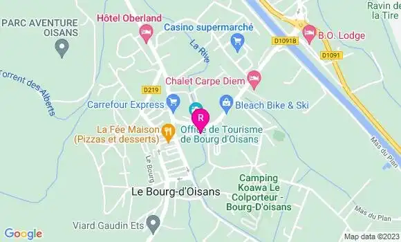 Localisation Restaurant  Le Cristal