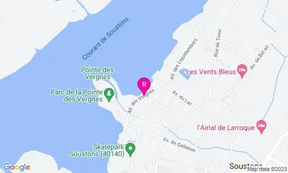 Localisation Restaurant  La Flottille du Lac
