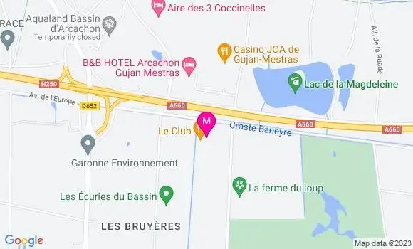 Localisation Restaurant  Le Club