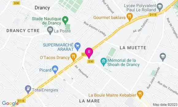 Localisation Restaurant  La Churrasqueira