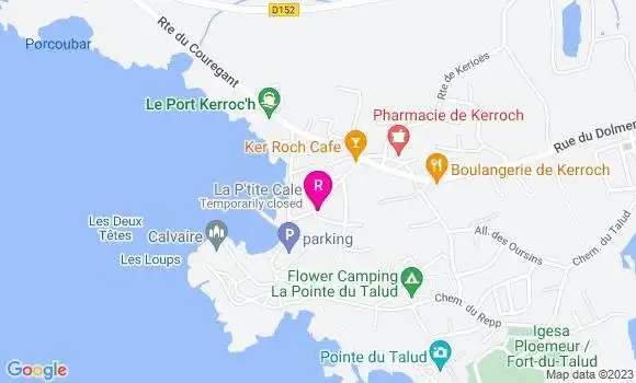 Localisation Restaurant  La P