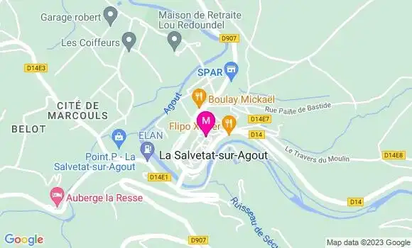 Localisation Auberge des Consuls