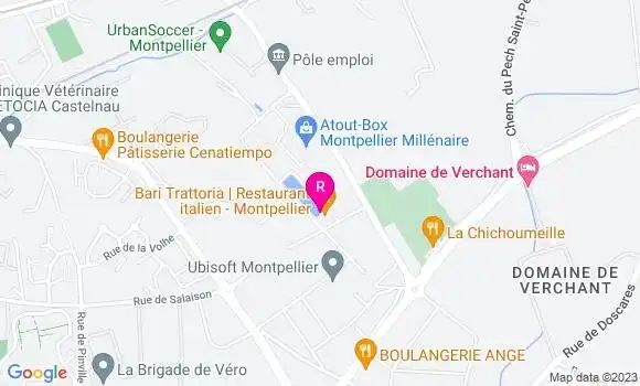 Localisation Restaurant Italien Bari Trattoria