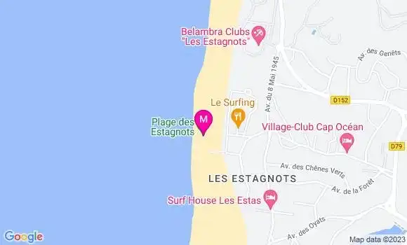 Localisation Restaurant  La Cabane des Estagnots