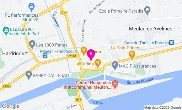 Localisation Restaurant  45 Burger Street