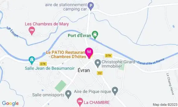 Localisation Restaurant  Le Patio