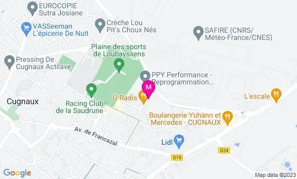 Localisation Restaurant  O Radis