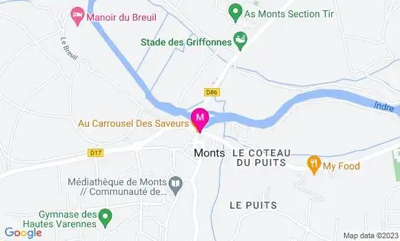 Localisation Restaurant  Le Monts Gourmand
