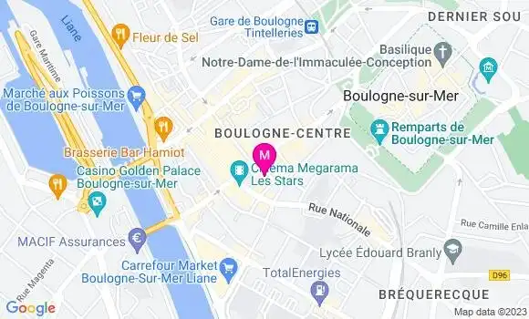 Localisation Brasserie Le Dalton