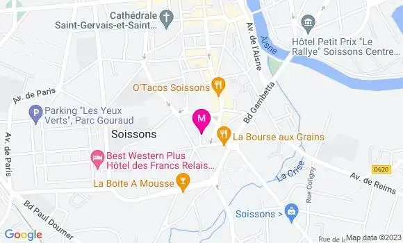 Localisation Restaurant Bar Rock N