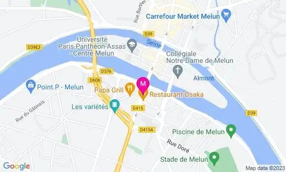 Localisation Restaurant Grill Le Grillon