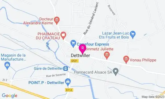 Localisation Pizzeria Chez Gusto