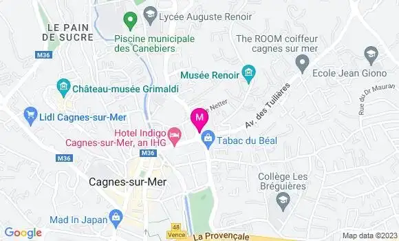 Localisation Restaurant  Le Maestro