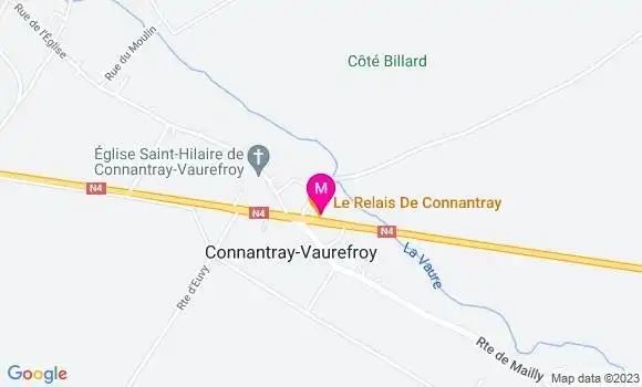 Localisation Restaurant  Le Relais de Connantray