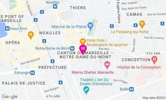 Localisation Restaurant  Caterine