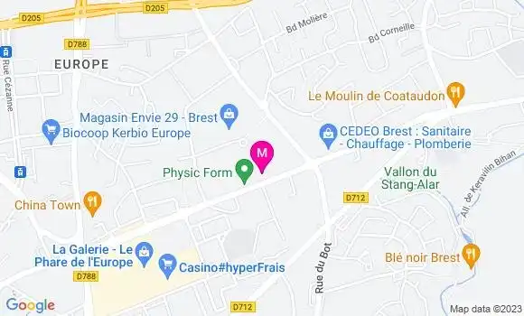 Localisation Restaurant  Le Mandela