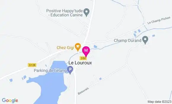 Localisation Restaurant  La Table du Prieuré