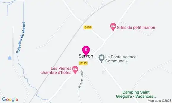 Localisation Auberge Sauvage