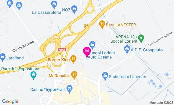 Localisation Restaurant Asiatique Golden Buffet