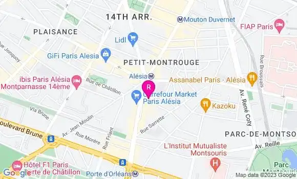 Localisation Restaurant  Chez Alphonse