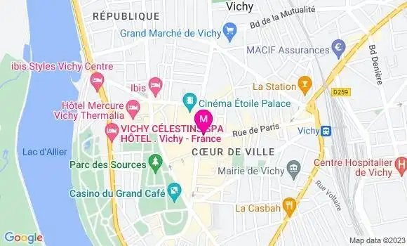 Localisation Restaurant  Le Lutèce