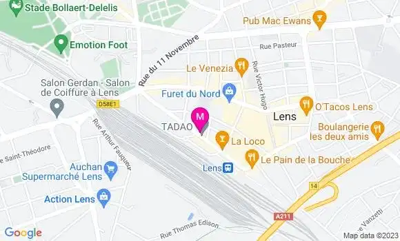 Localisation Restaurant  La Table de Bruno
