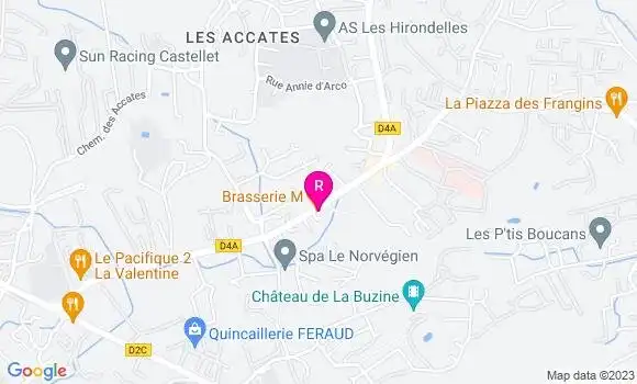 Localisation Brasserie M