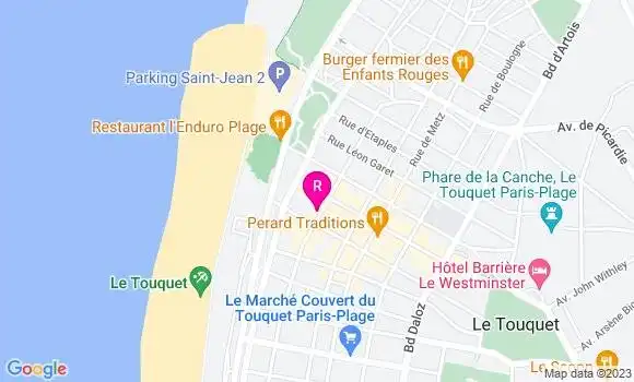 Localisation Le Restaurant des Arts