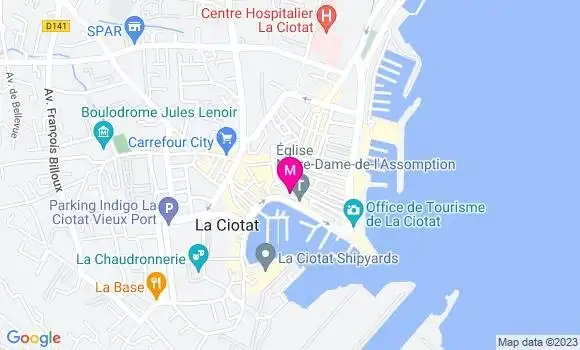 Localisation Bistrot Ciéutat