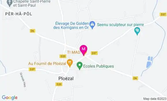 Localisation Restaurant  Ti Mad