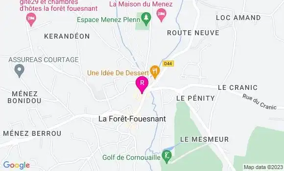 Localisation Restaurant  La Transat