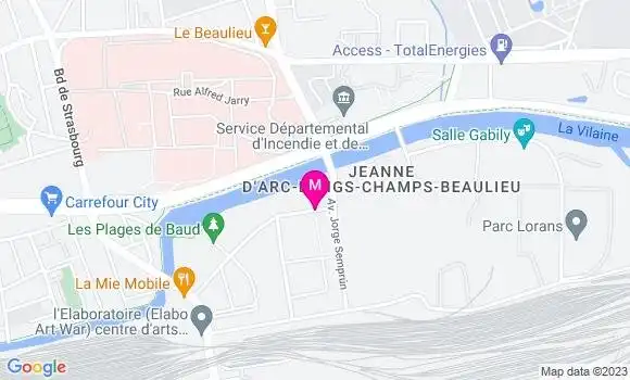 Localisation Restaurant  La Rescousse