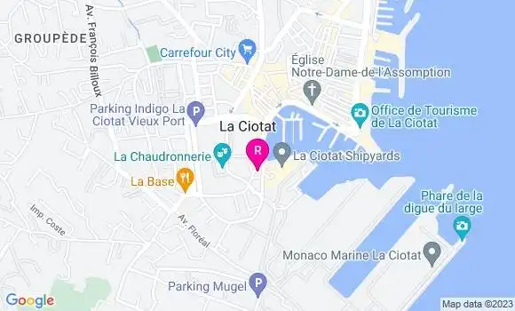 Localisation Restaurant  La Marine