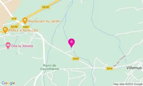 Localisation Auberge de Reillanne