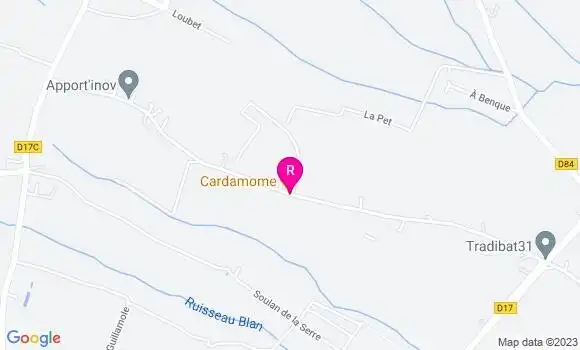 Localisation Restaurant  Cardamome