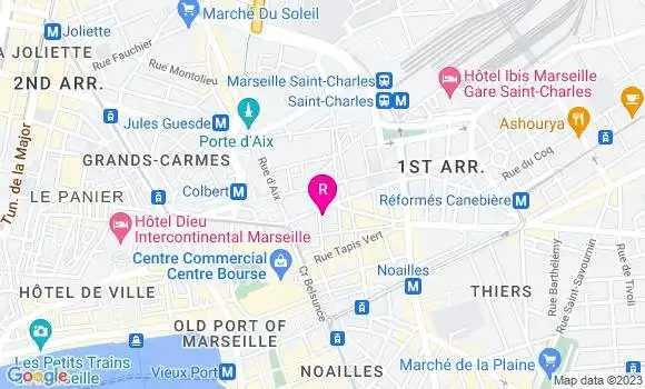Localisation Restaurant Bio Grain de Sable