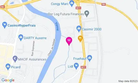 Localisation Restaurant  O