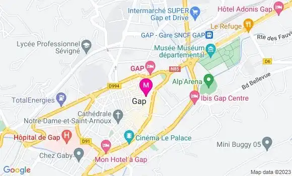 Localisation Restaurant  Le Jardin d