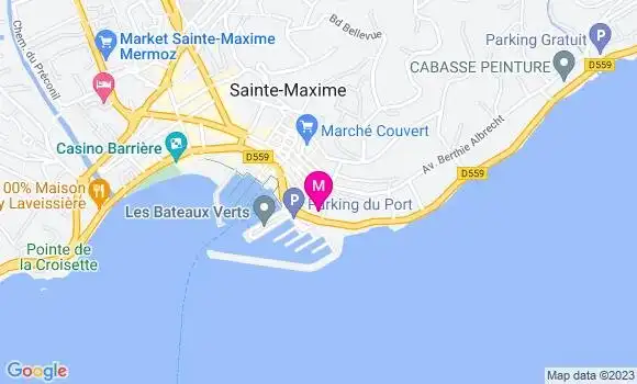 Localisation Restaurant Fruits de Mer La Marée and Co