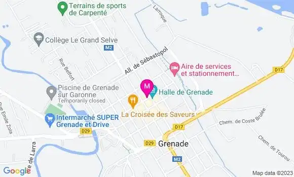 Localisation Restaurant  Le Grenadin